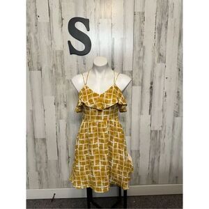 J.O.A yellow dress
